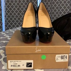 Christian Louboutin black pump.